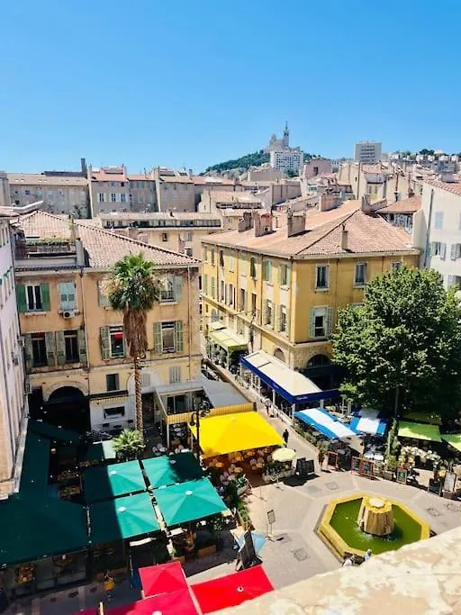 T2 Au Pied Du Vieux Port Et Vue Notre Dame Lägenhet Marseille